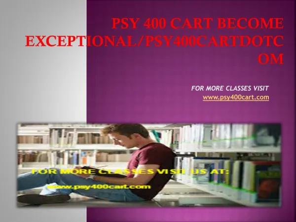 psy 400 cart Become Exceptional/psy400cartdotcom