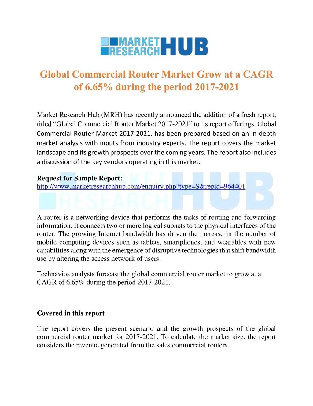 global commercial router market grow at a cagr