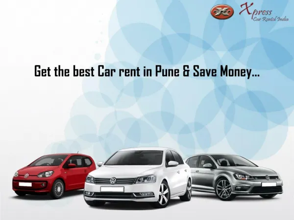Get the best Car rent in Pune & Save Money