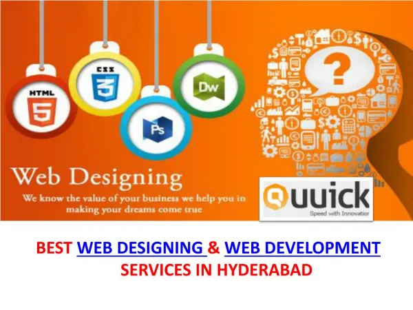 Web Designing Company Hyderabad, Best Website Designing Services, Quuick