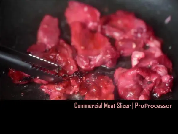 Buy Commercial Meat Slicers