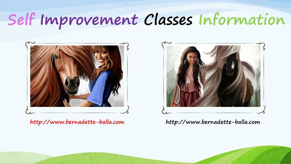 self improvement classes information