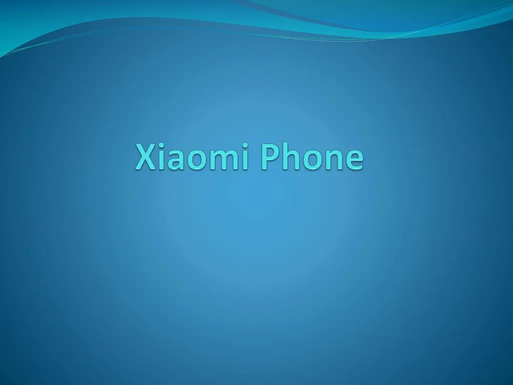 xiaomi phone