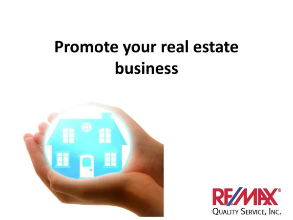Promote your real estate business