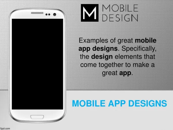 Mobile Design