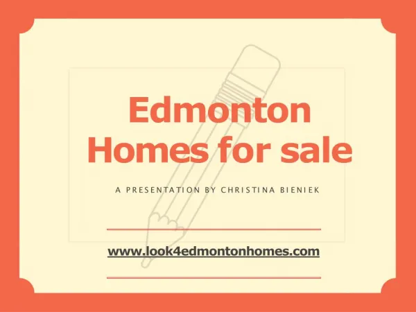 Edmonton homes for sale