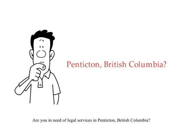 Legal Services & Lawyers in Penticton BC - Hillside Law