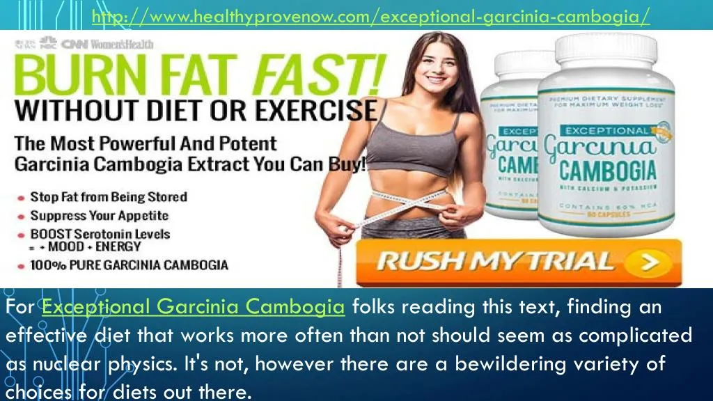 http www healthyprovenow com exceptional garcinia