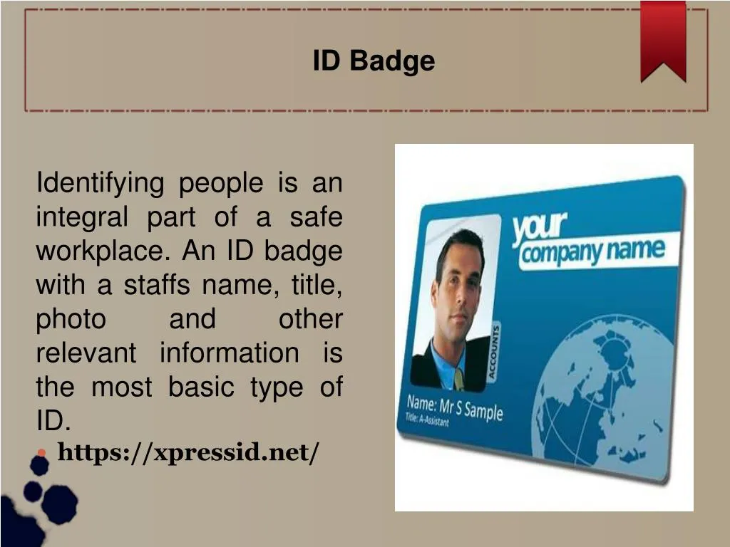 id badge