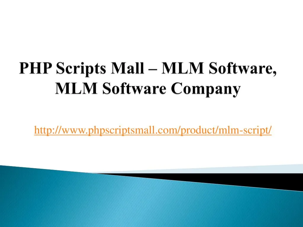 php scripts mall mlm software mlm software company