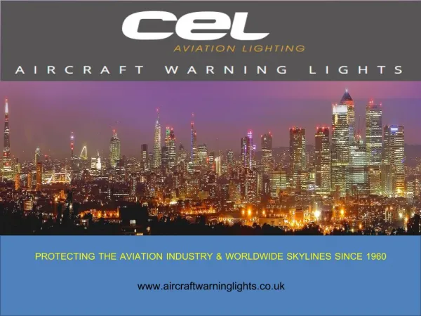 Aircraft warning lighting