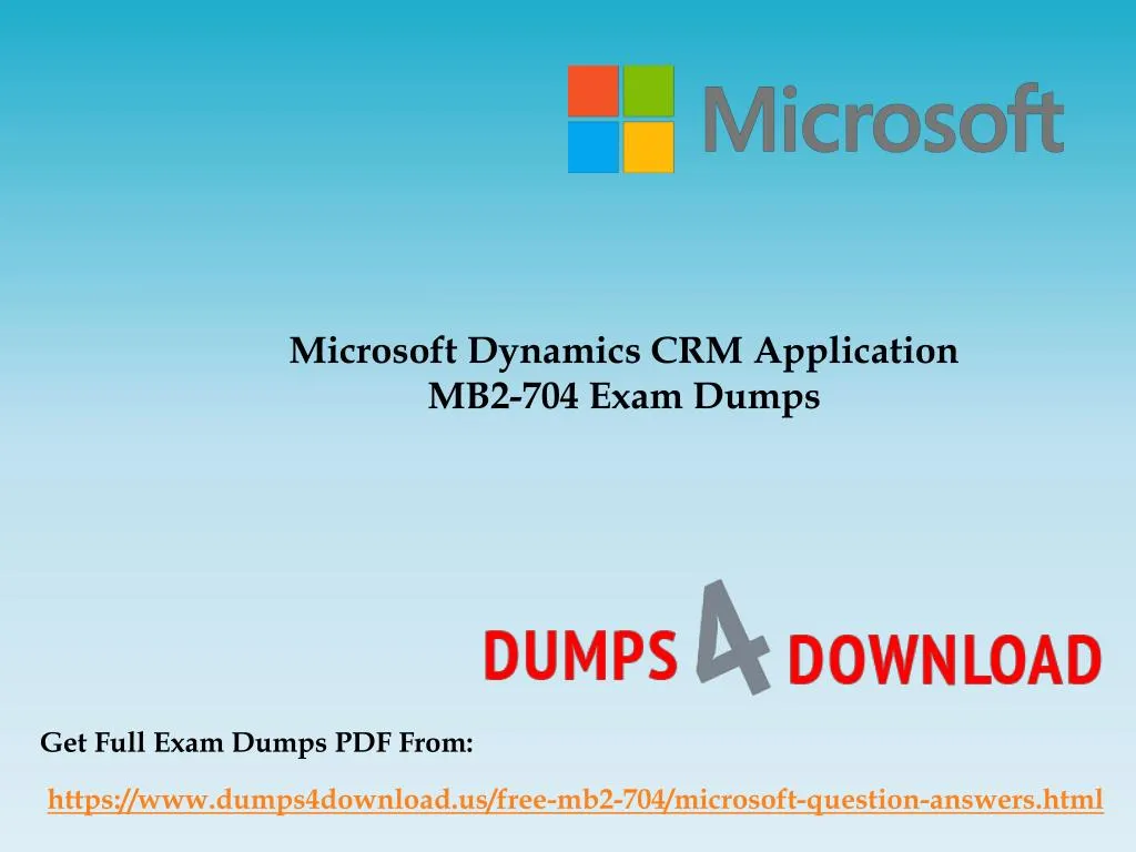 microsoft dynamics crm application mb2 704 exam