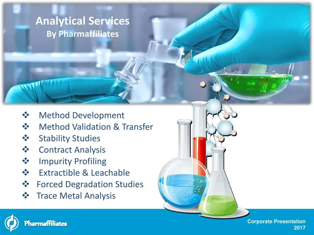 analytical services by pharmaffiliates