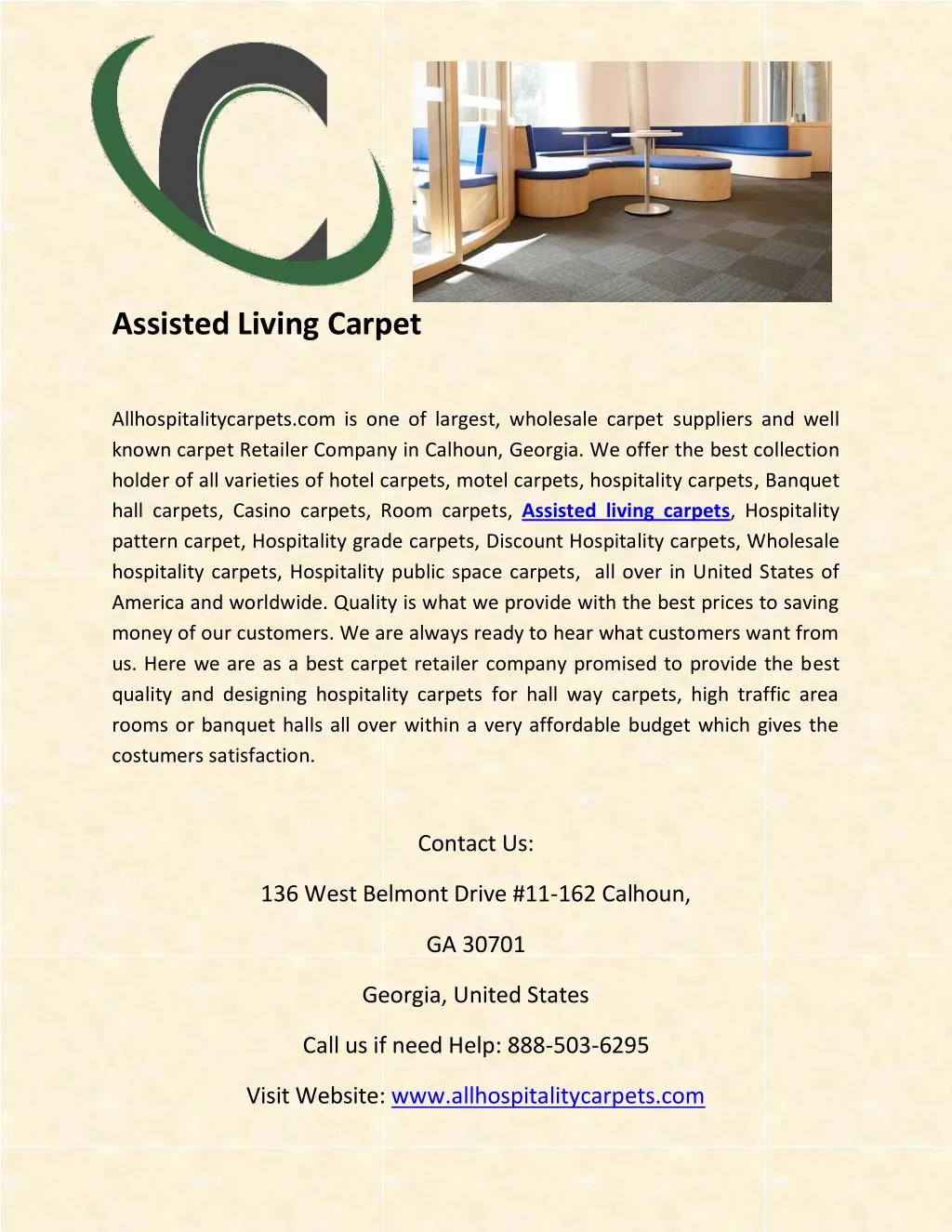 assisted living carpet