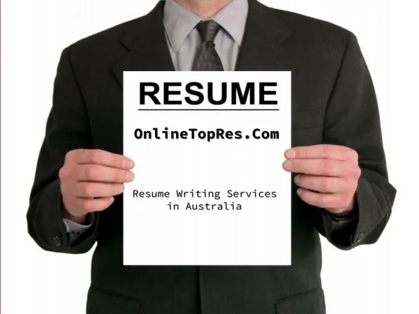 OnlineTopres.com | Professional CV writing services in Australia