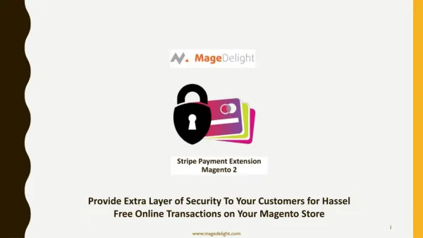 Configure Magento 2 Stripe Payment Module of MageDelight
