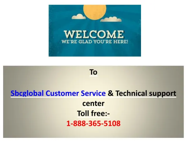 SBCglobal Customer Service Phone Number Technical Support Helpline