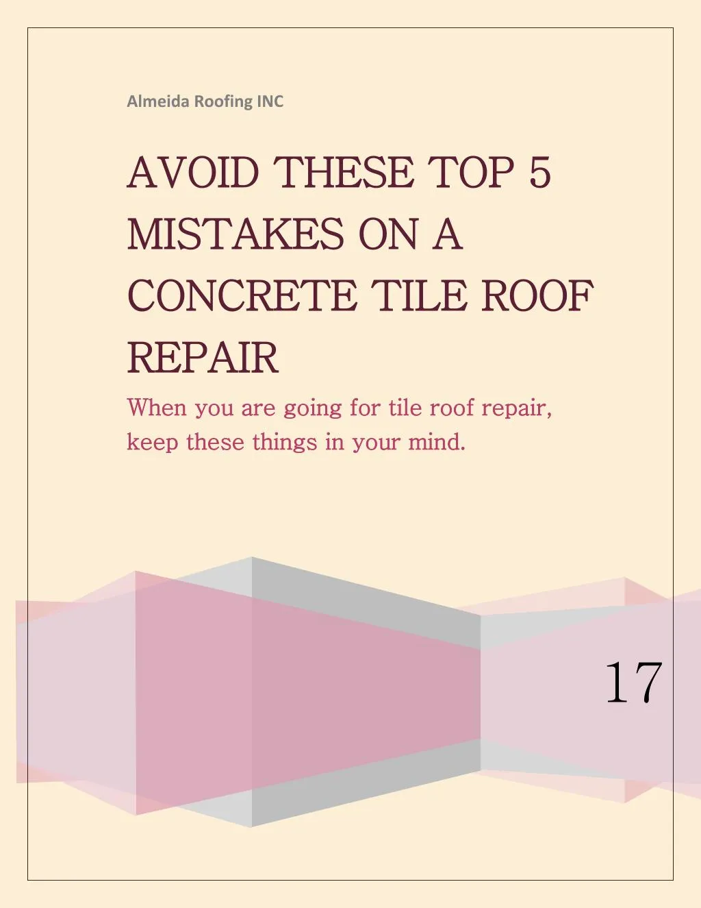 almeida roofing inc avoid these top 5 avoid these