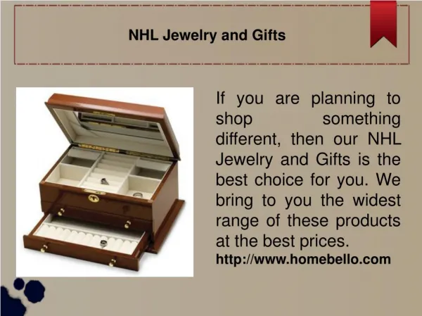 NHL Jewelry and Gifts