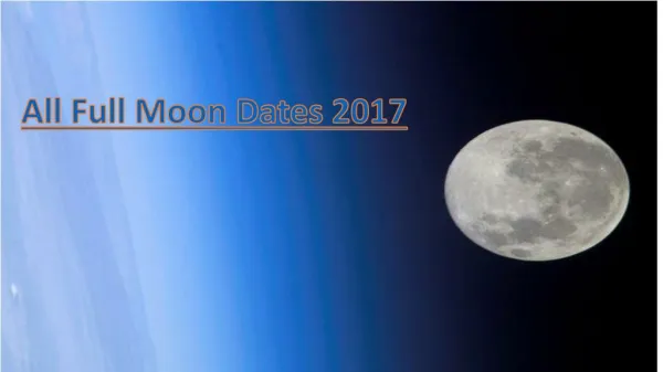 Next Full Moon Calendar
