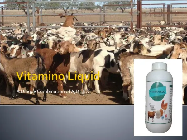 Goat feed additives