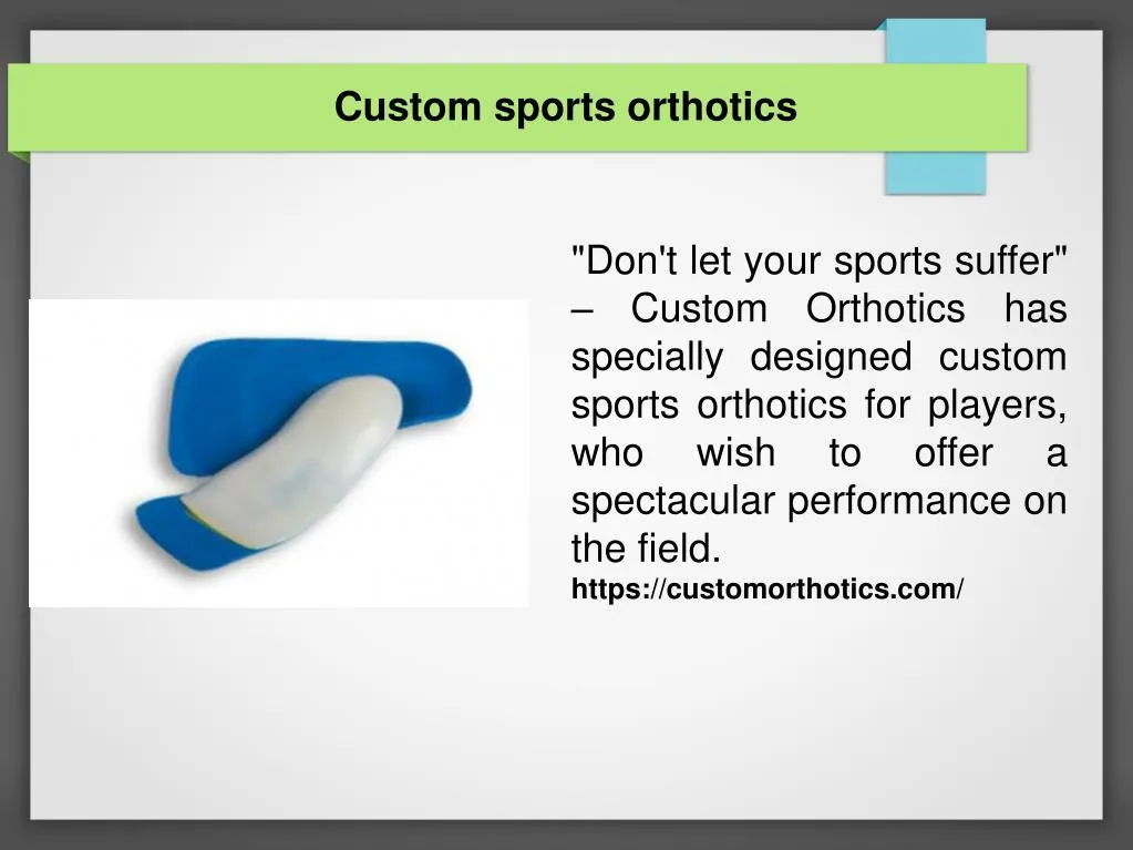 custom sports orthotics