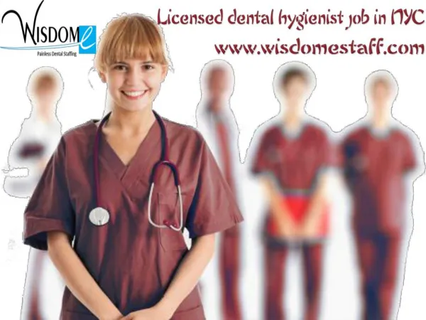 Licensed dental hygienist job in NYC