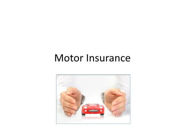 Motor insurance