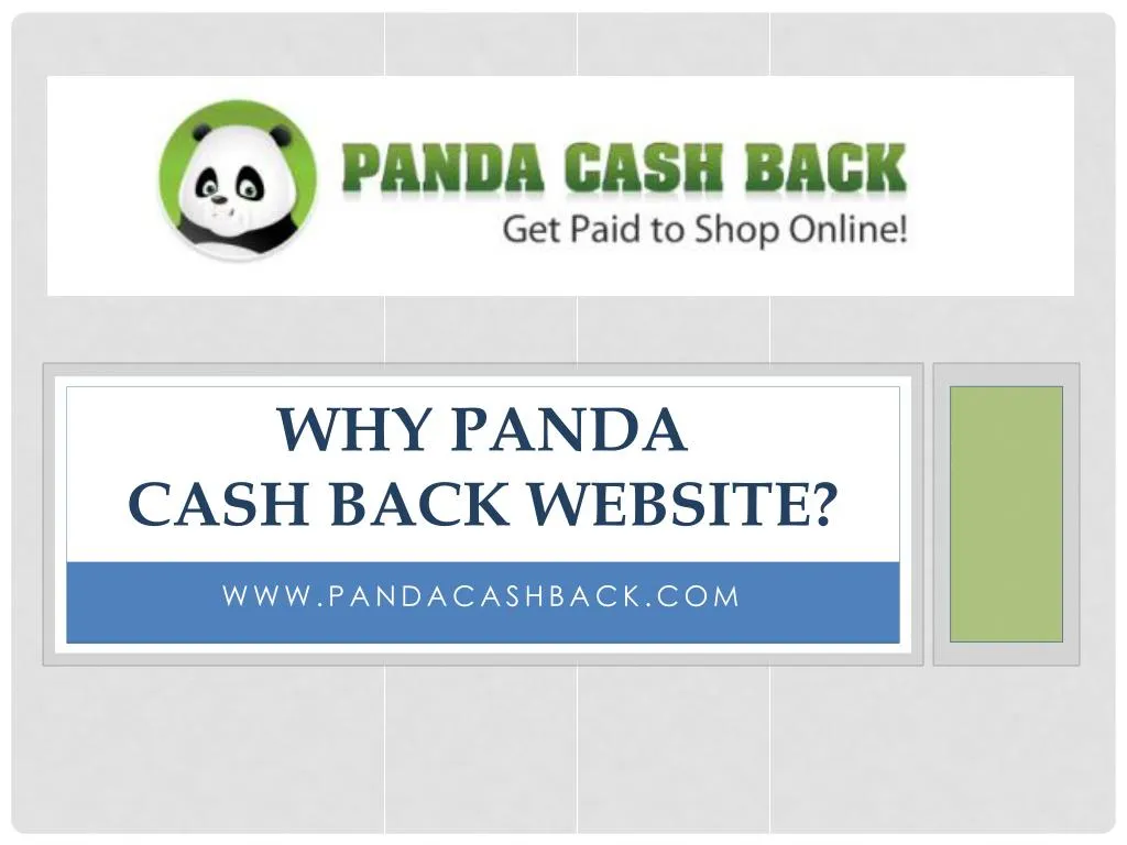 why panda cash back website