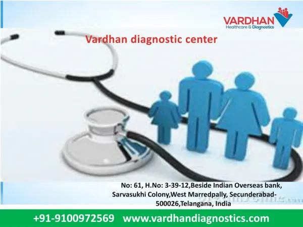 Diagnostics Services in West Marredaplly