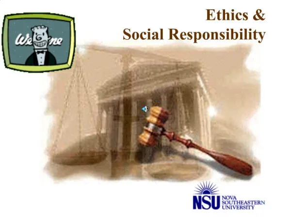 Ethics Social Responsibility