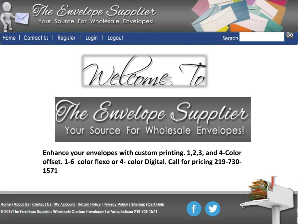 enhance your envelopes with custom printing