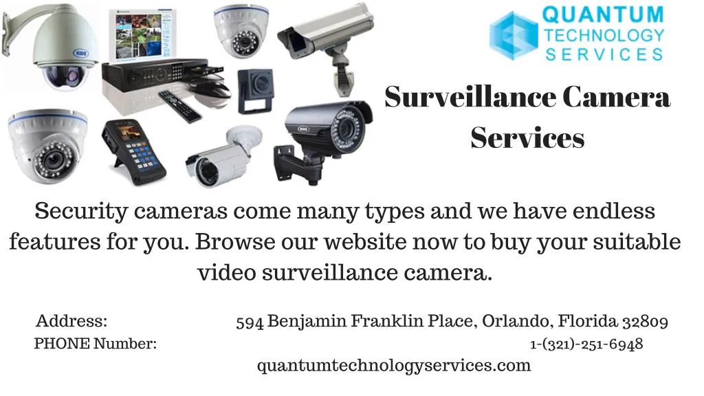 surveillance camera services