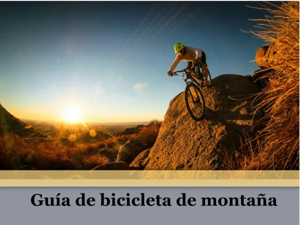 Guía de bicicleta de montaña