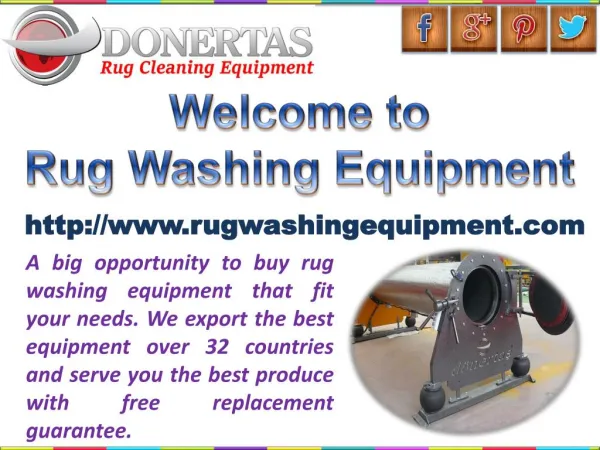 Oriental Rug Cleaning Equipment