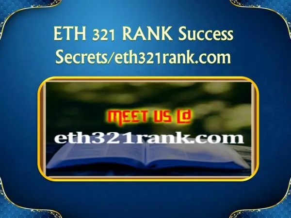 ETH 321 RANK Success Secrets/eth321rank.com