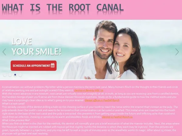 What Is the Root Canal and Root Canal Treatment?
