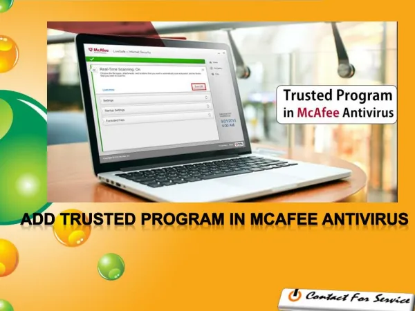 5 Steps to Add a Trusted Program in McAfee Antivirus