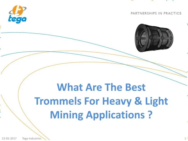 What Are The Best Trommels For Heavy & Light Mining Applications