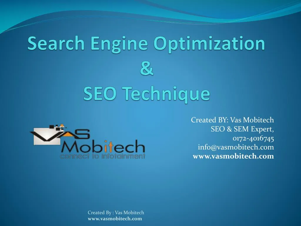 search engine optimization seo technique