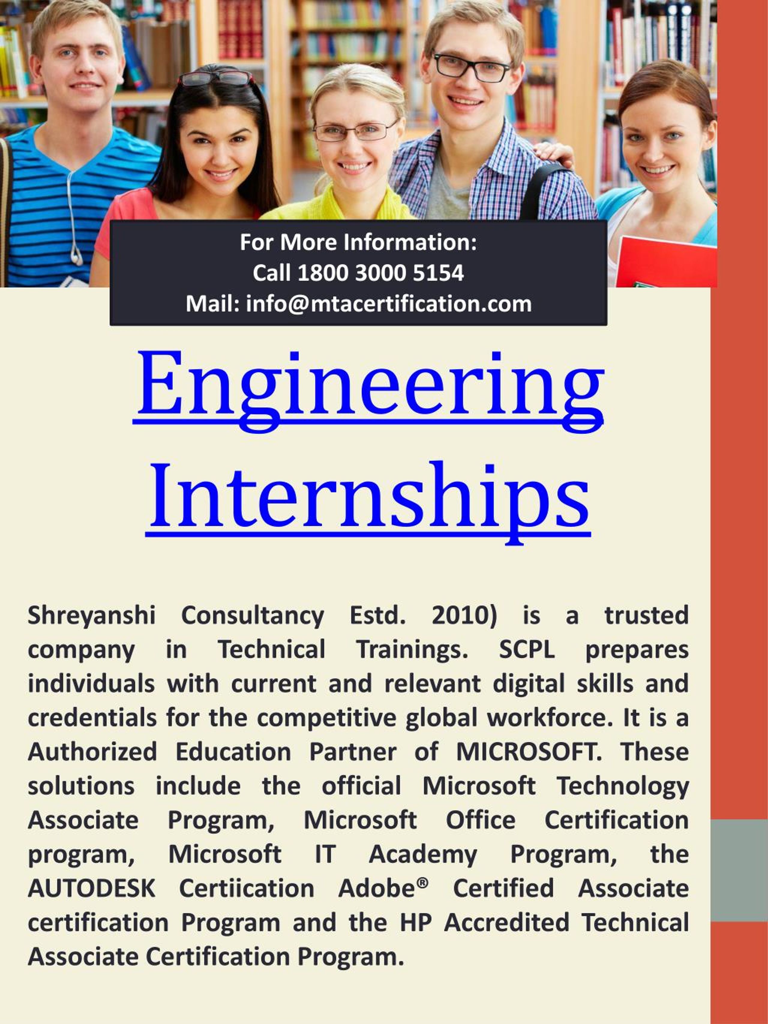 PPT - Internship For 1st Year Engineering Students PowerPoint ...