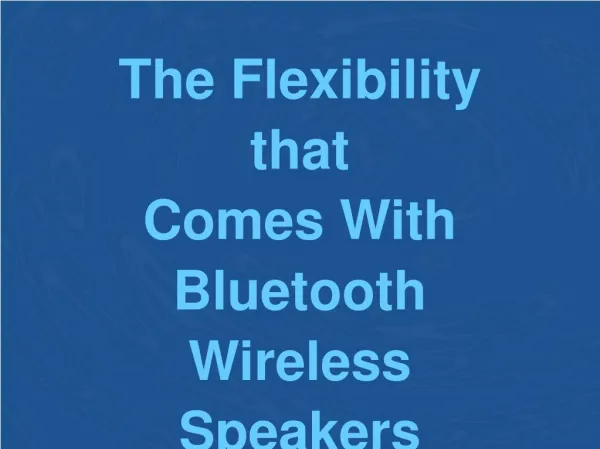 Buy Best Portable Bluetooth Speakers