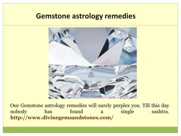 gemstone astrology remedies