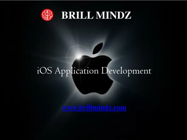 iOS Apps Development In Bangalore at Brill Mindz technology