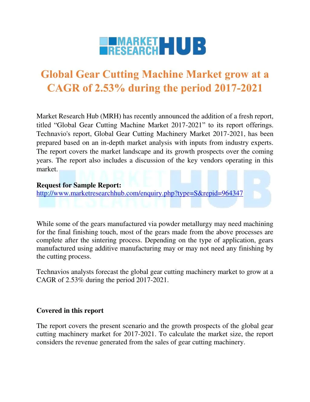 global gear cutting machine market grow at a cagr