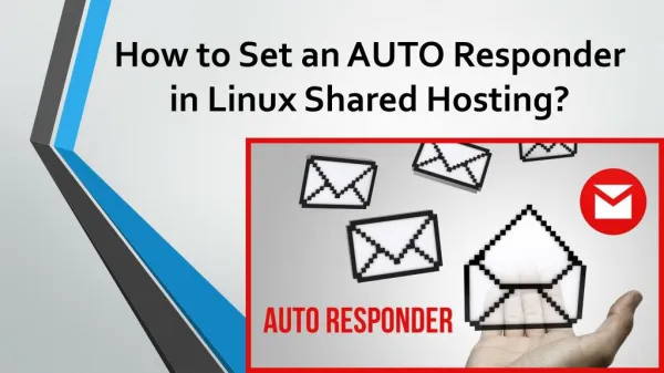 How to Set an AUTO Responder in Linux Shared Hosting?