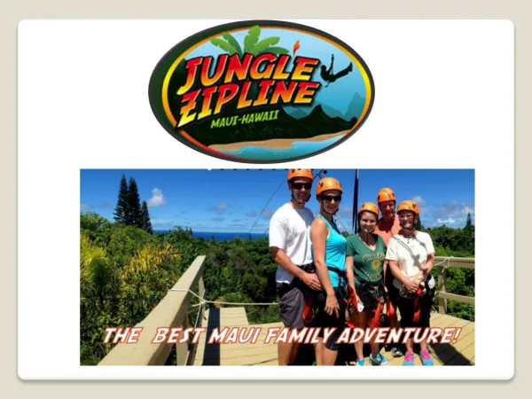 Maui Zipline Tours-Jungle Zip