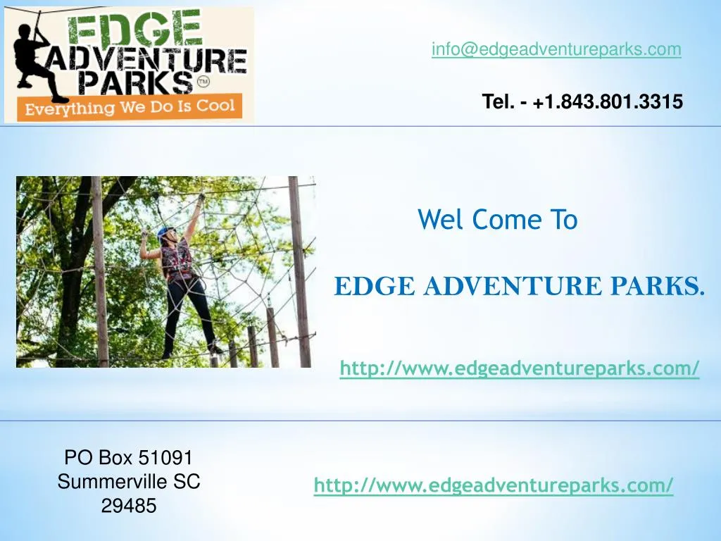 wel come to edge adventure parks