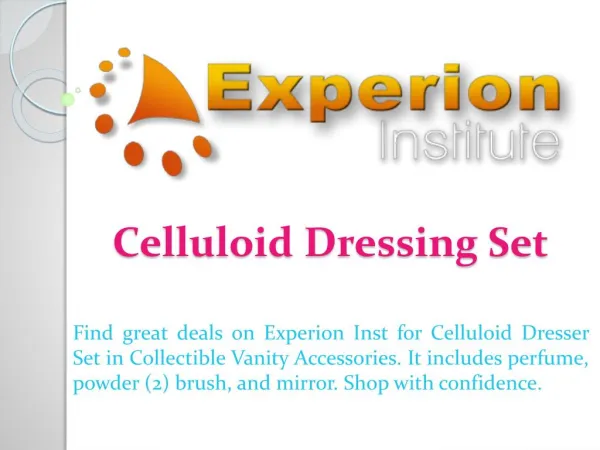 Celluloid Dressing Set