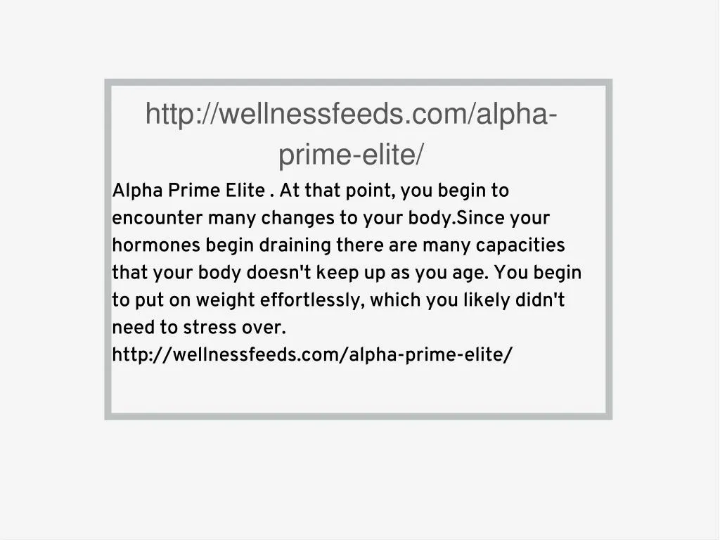 http wellnessfeeds com alpha